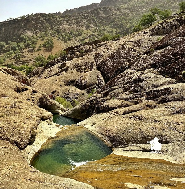 حوض های طبیعی مخمل کوه